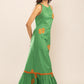DUSKY GUAVA FLOWY DRESS