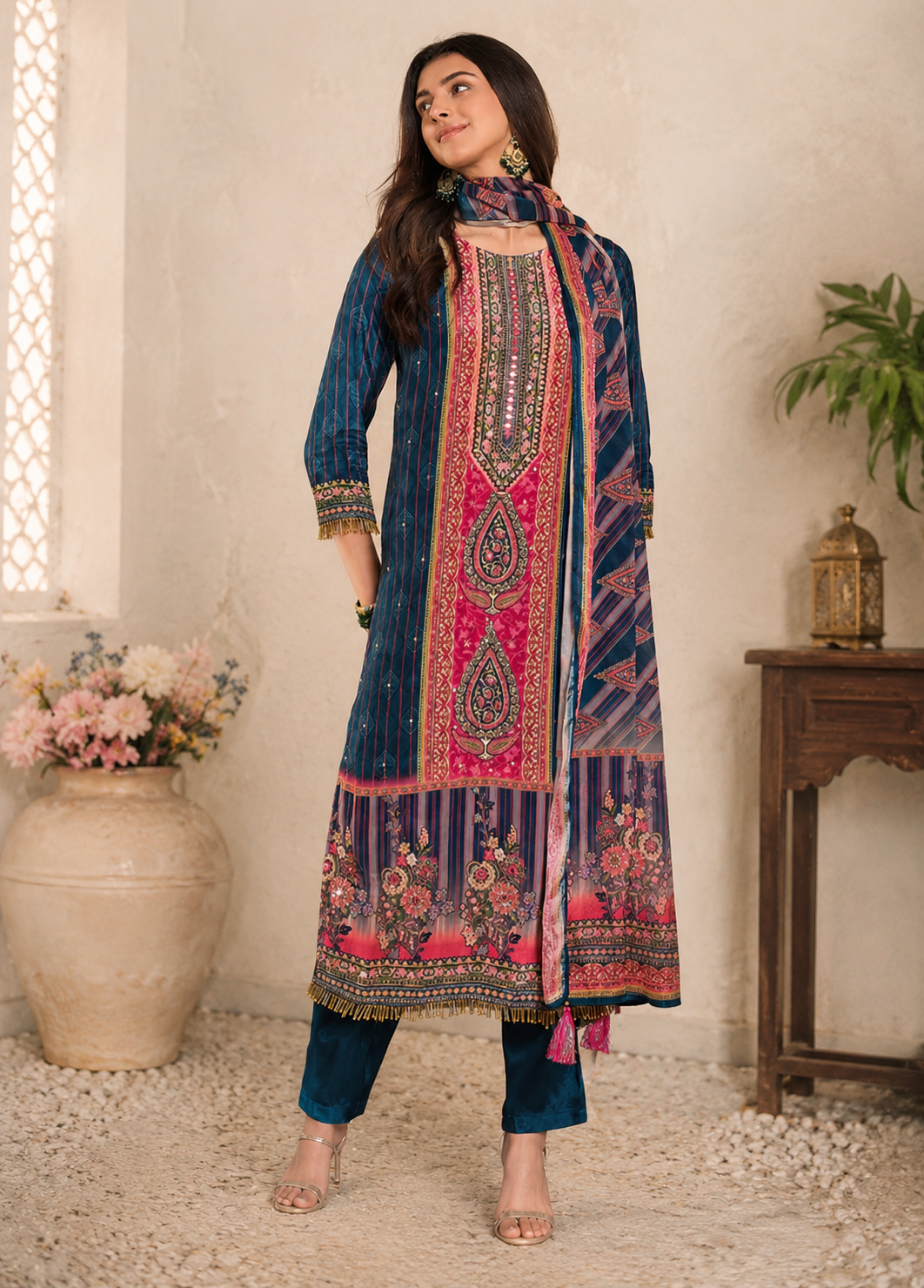 Meher Kurta with Pant and Dupatta