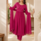 Zoya Pink Kurta with Pant And Duppata