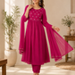 Zoya Pink Kurta with Pant And Duppata