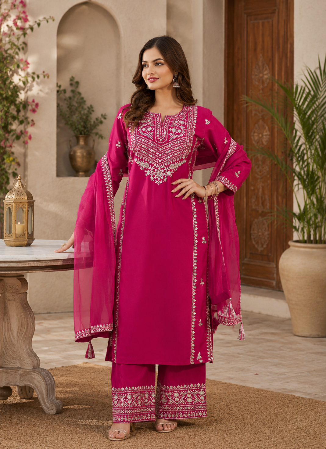 Gulal Kurta with Pant and Dupatta