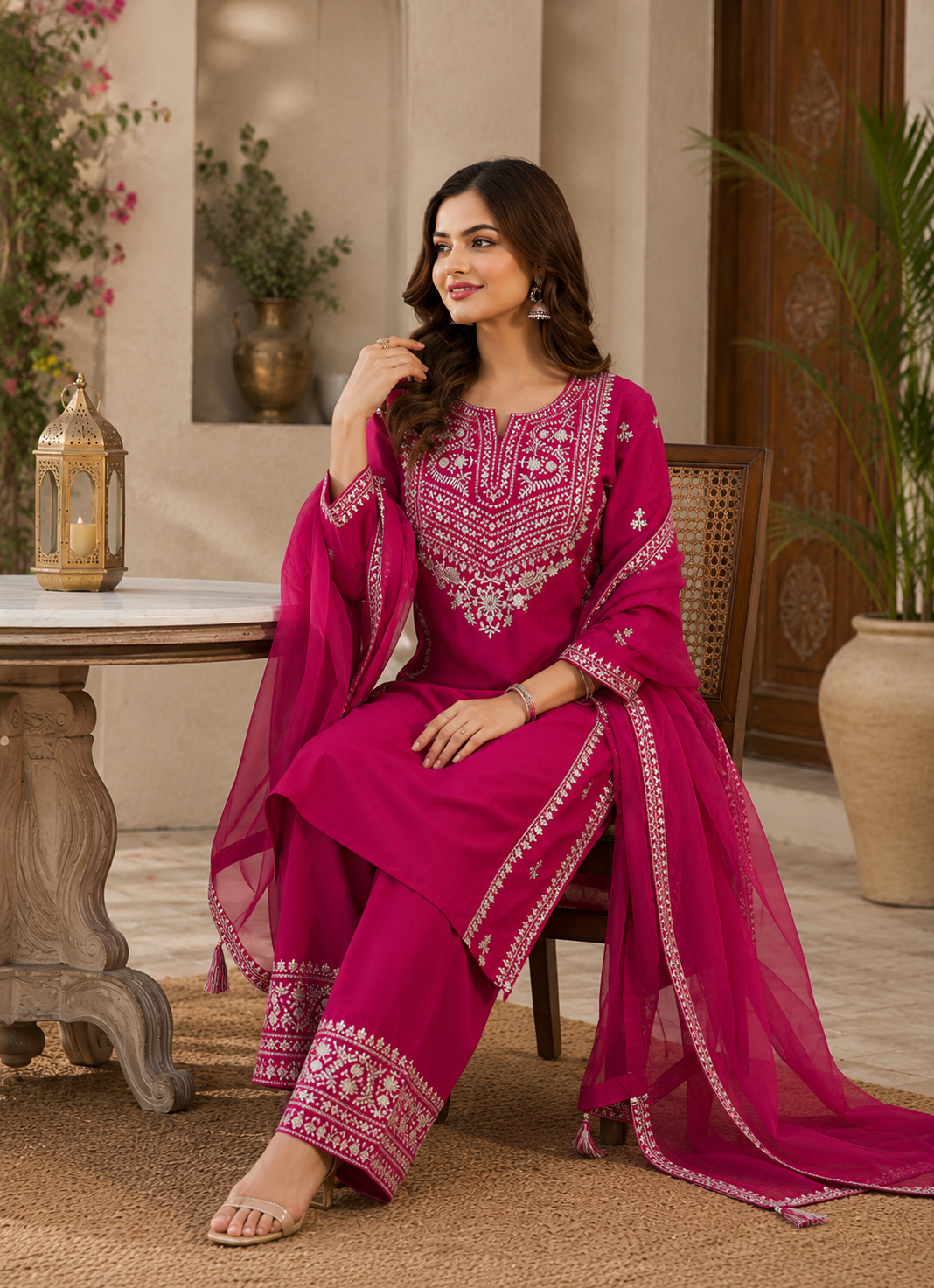 Gulal Kurta with Pant and Dupatta