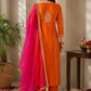 Kanak Kurta with Pant and Dupatta