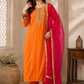 Kanak Kurta with Pant and Dupatta