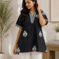 NOIR BUTA KURTA SHIRT
