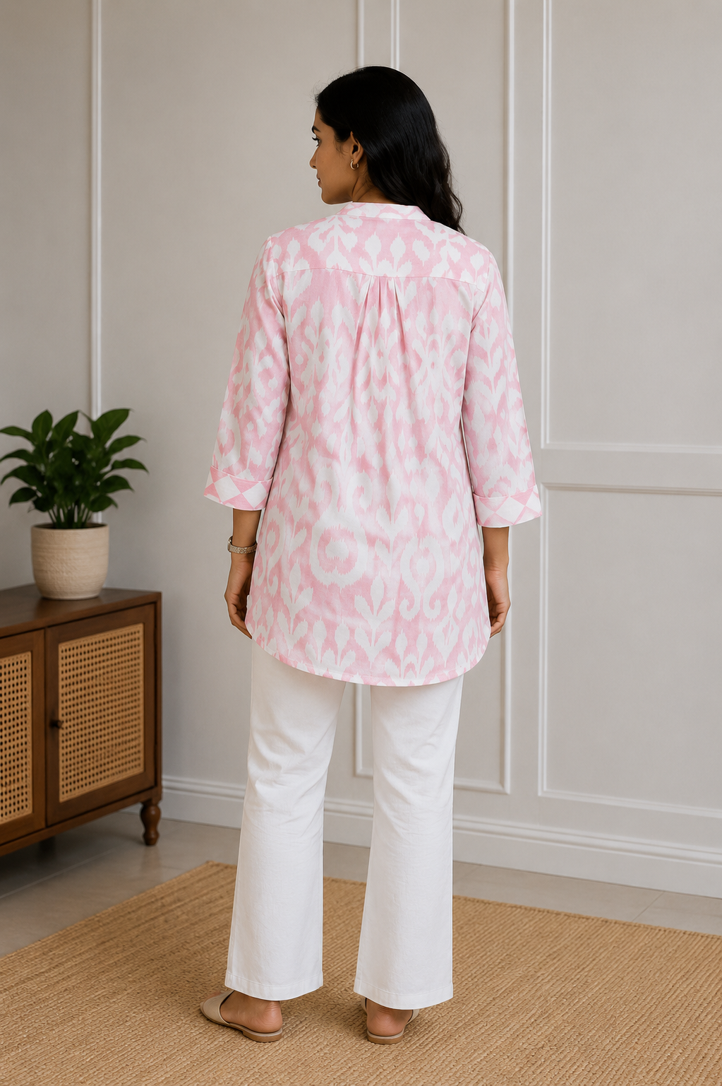 BLUSH PINK KURTA SHIRT