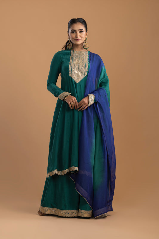 Mehreen Peplum Kurta with Palazzo