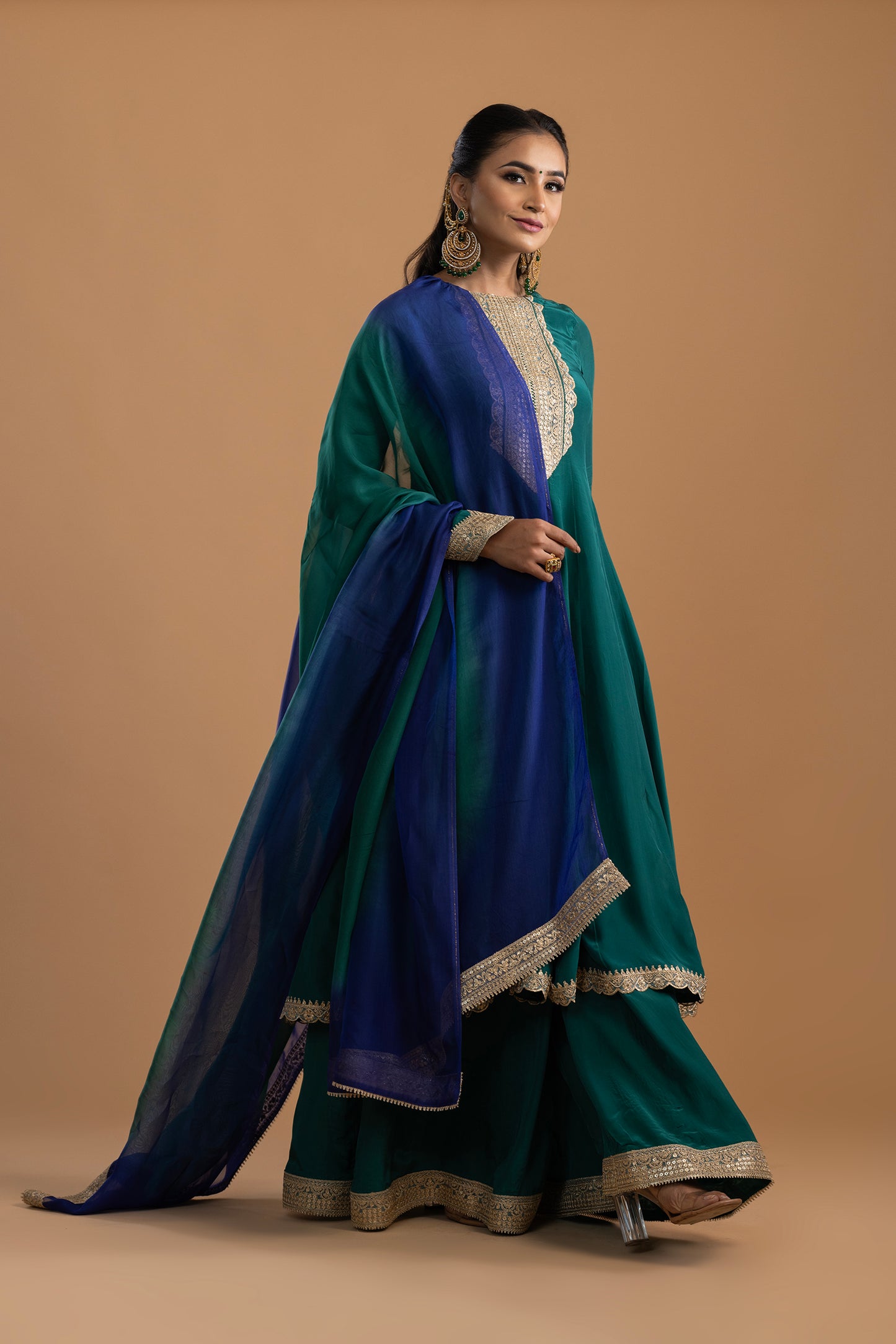 Mehreen Peplum Kurta with Palazzo