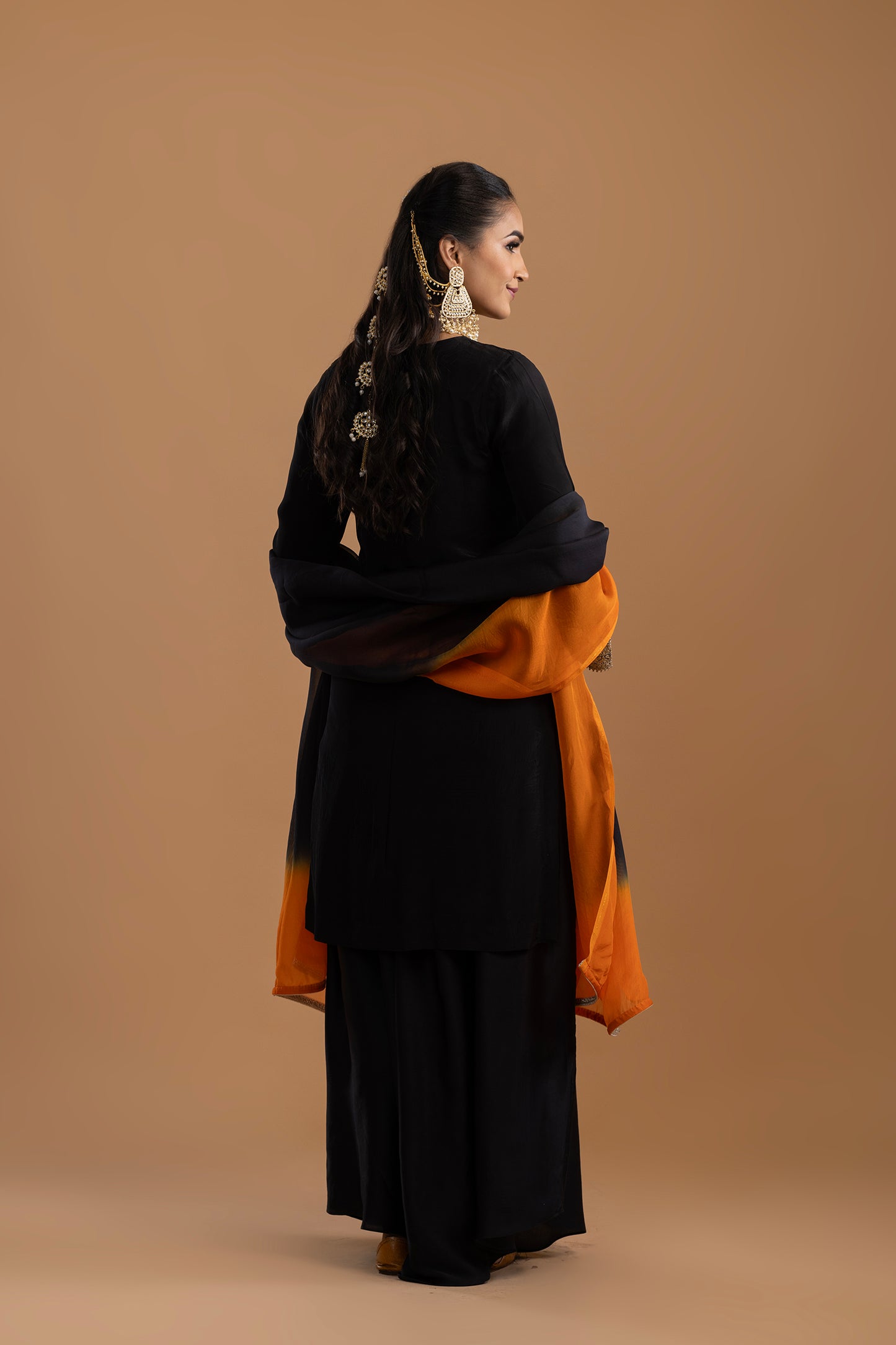 Noor Kurta with a draped salwar