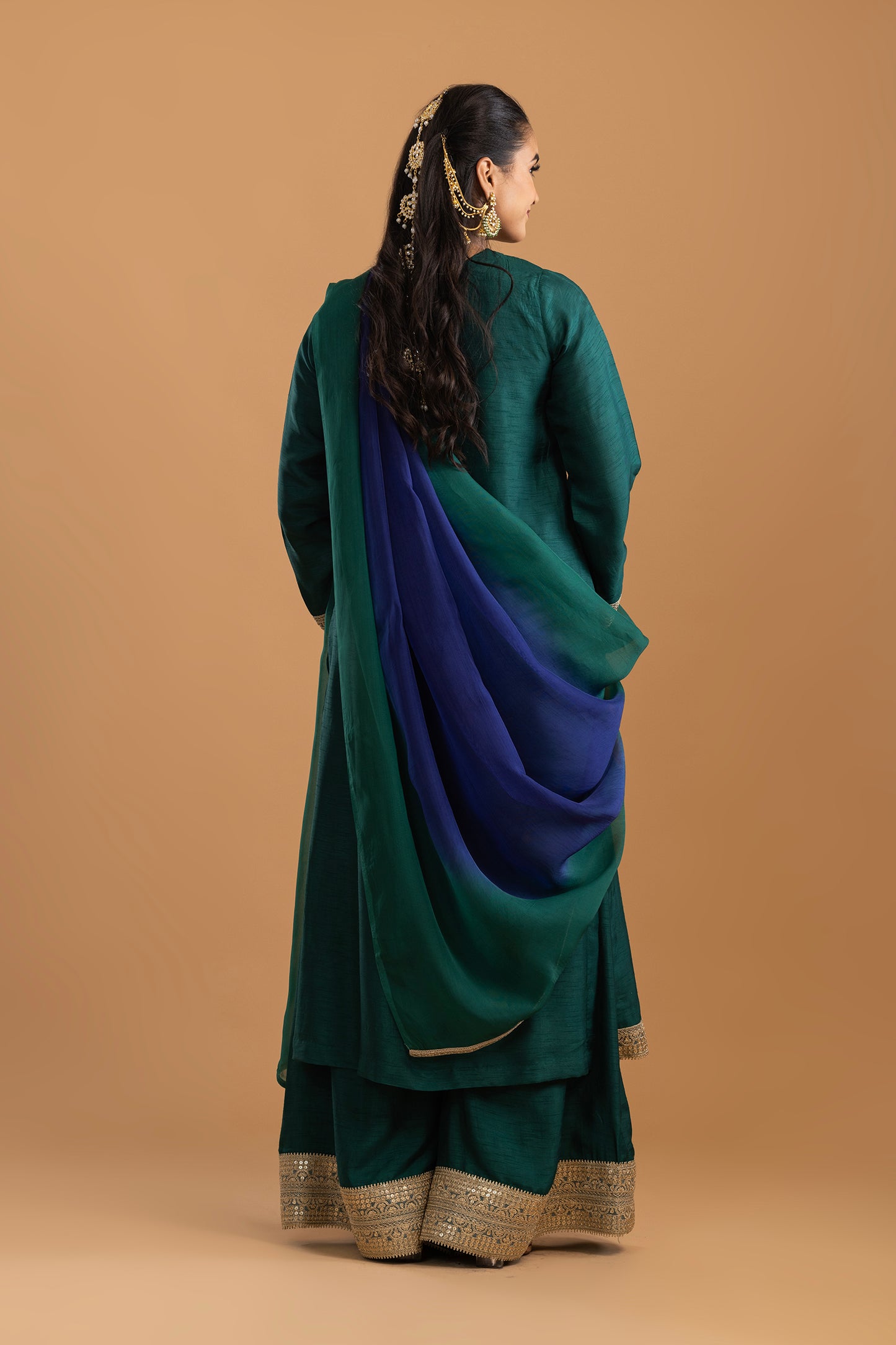 Mehreen Dola Silk kurta with Palazzo