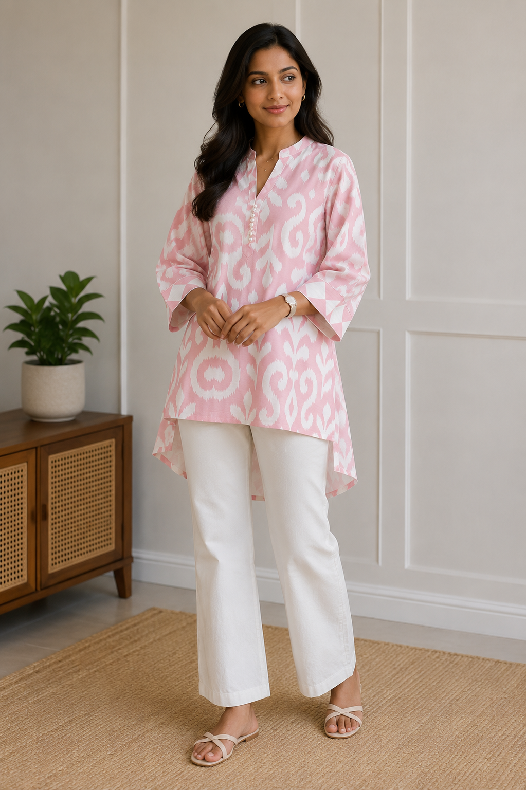 BLUSH PINK KURTA SHIRT