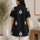 NOIR BUTA KURTA SHIRT