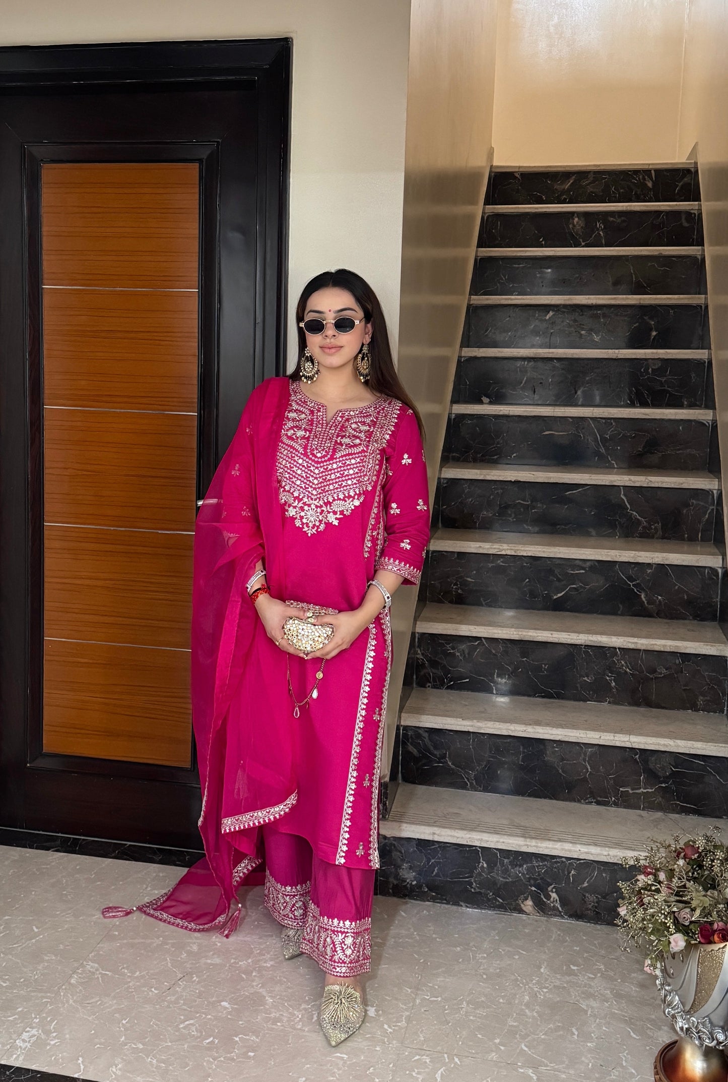 Gulal Kurta with Pant and Dupatta