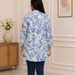 Azure TOILE  KURTA SHIRT
