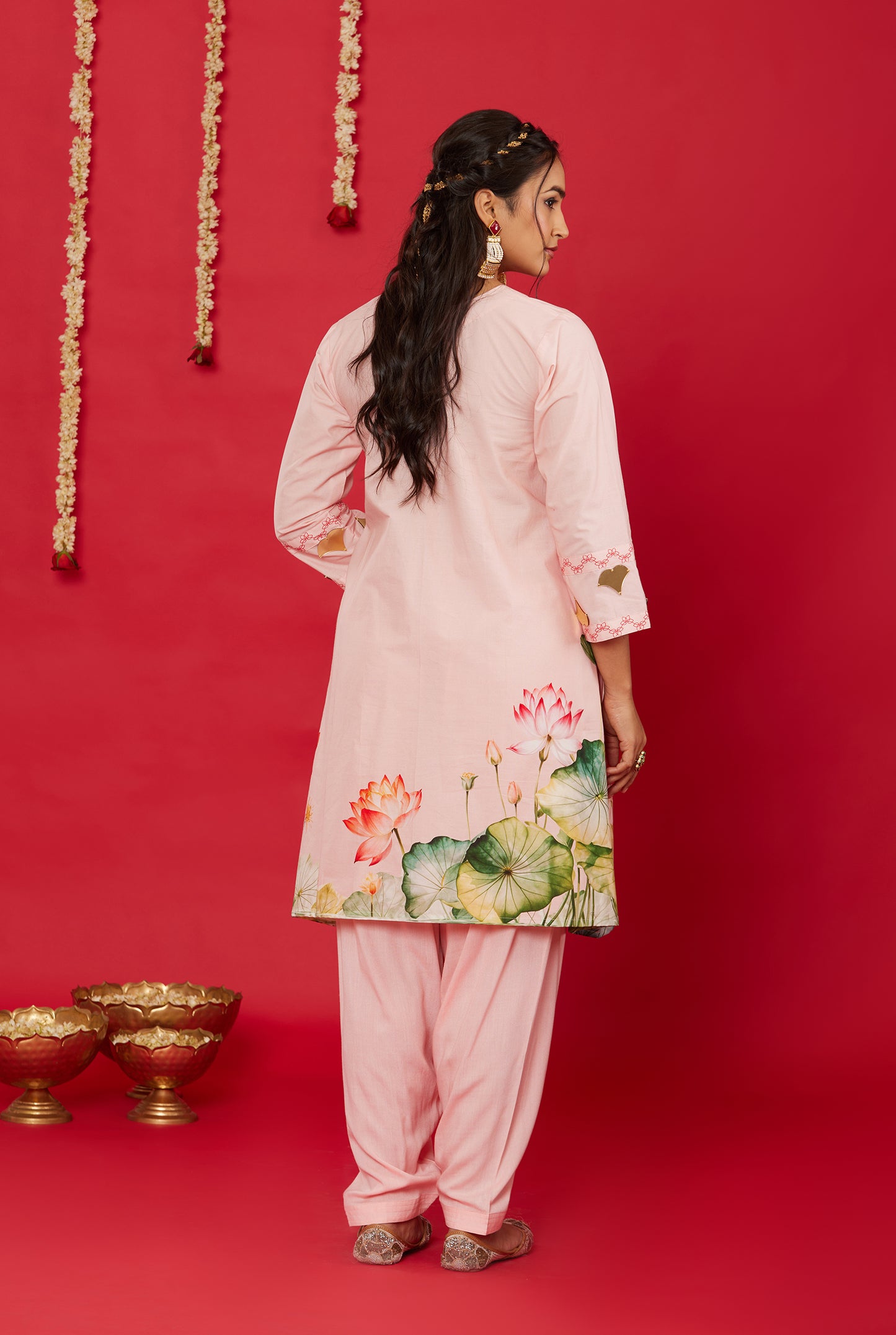 LOTUS BLOOM KURTA WITH SALWAR