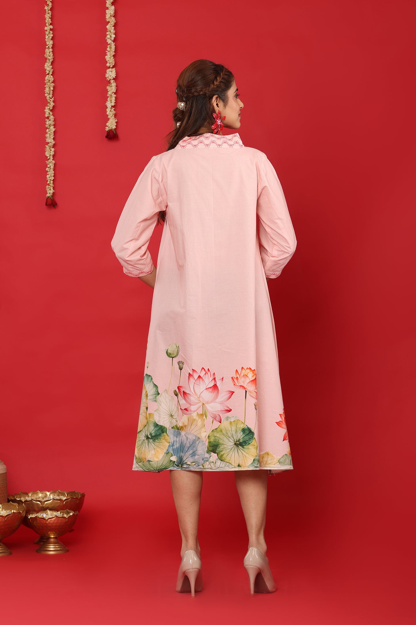 LOTUS BLOOM COTTON DRESS