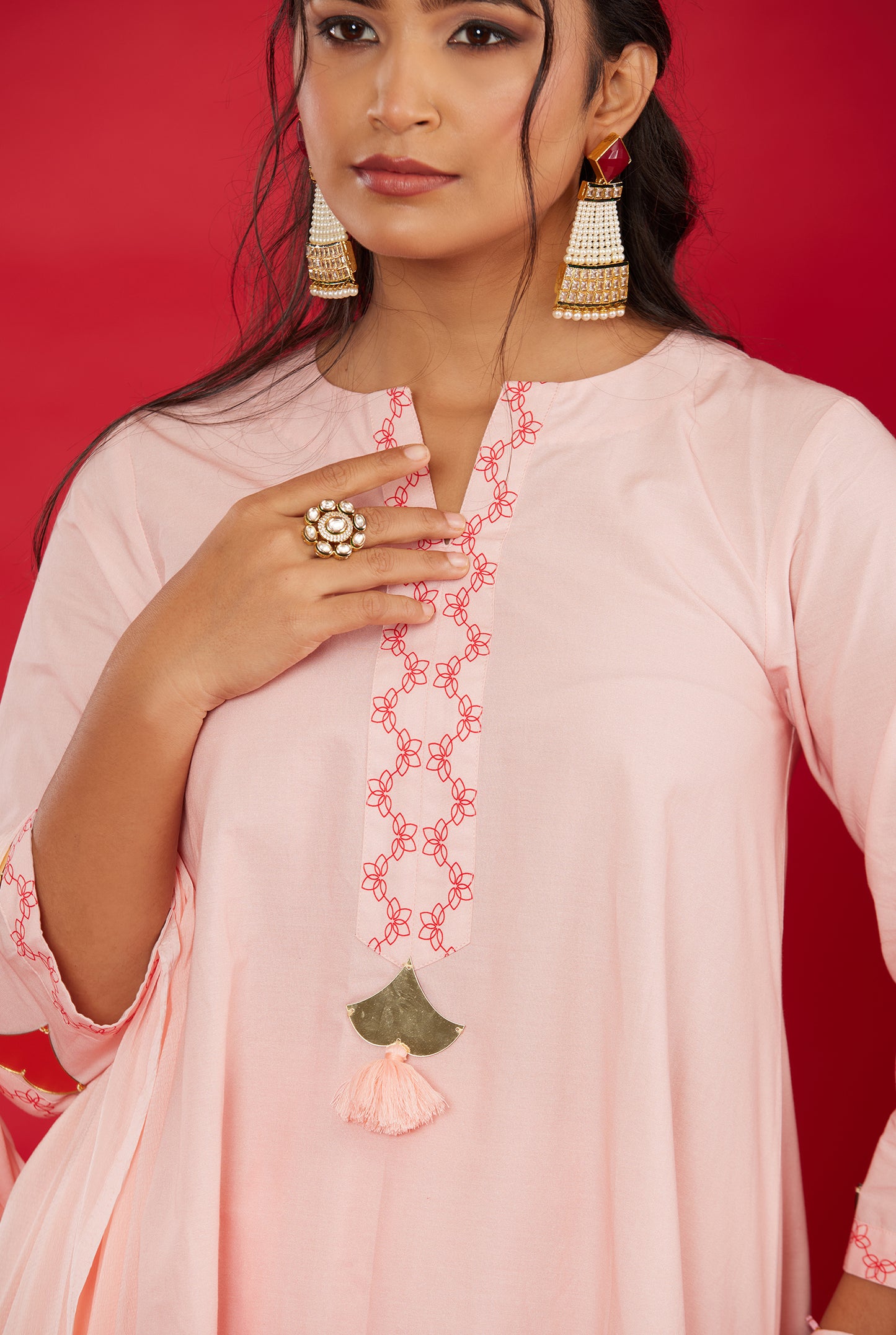 LOTUS BLOOM KURTA WITH SALWAR