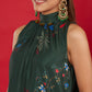 GUL HALTER-NECK KURTA WITH PALAZZO