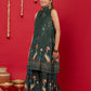 GUL HALTER-NECK KURTA WITH PALAZZO