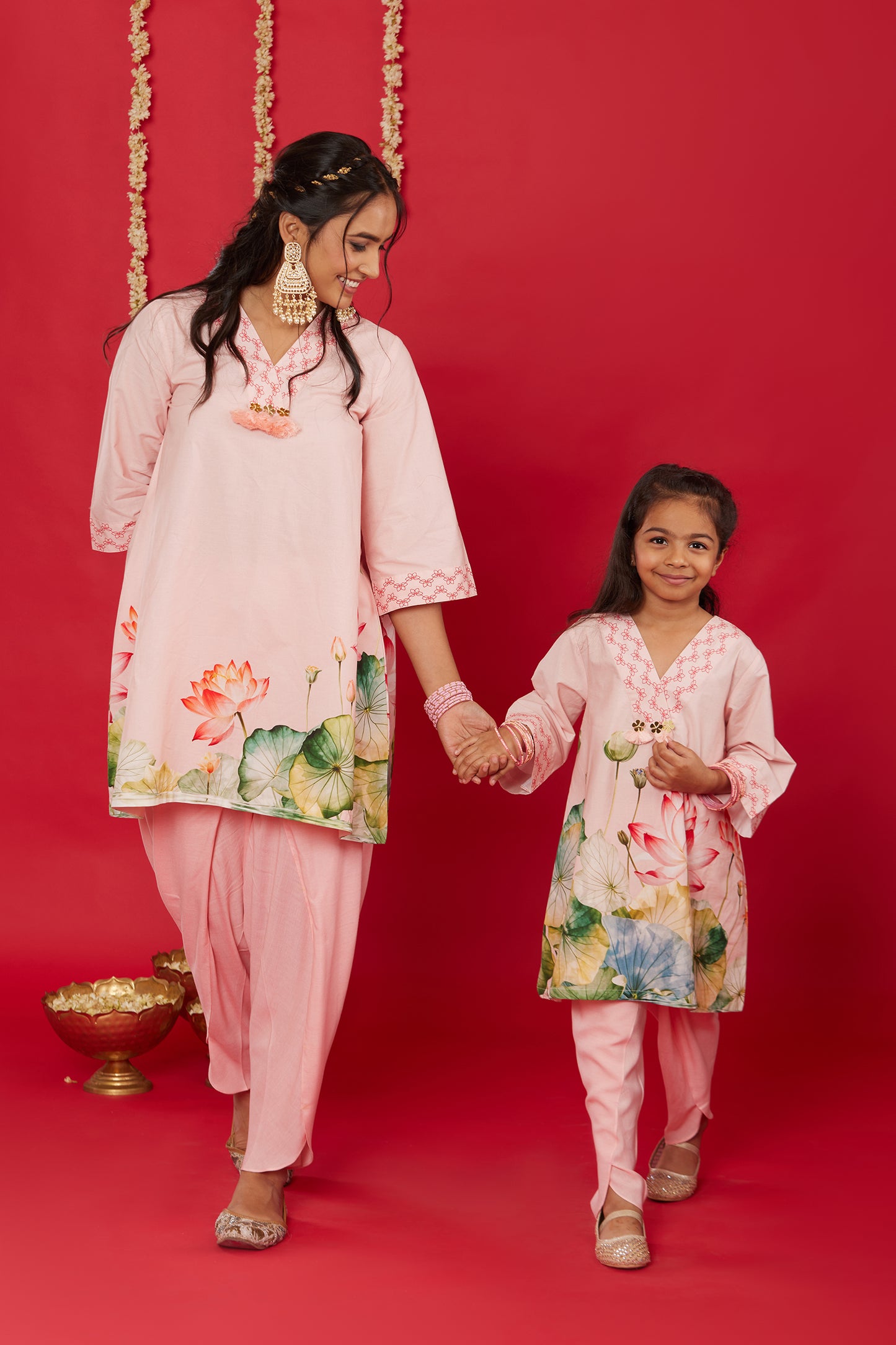 LOTUS BLOOM KURTA WITH TULIP PANT