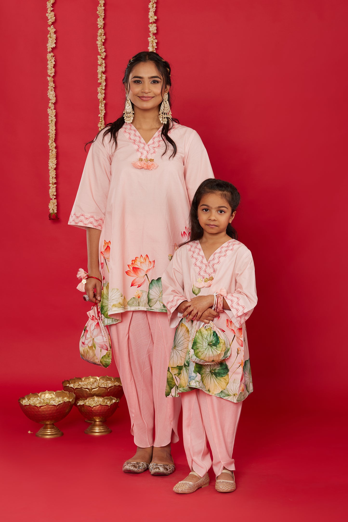 LOTUS BLOOM KURTA WITH TULIP PANT