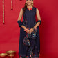 NEELA GULZAAR SLEEVELESS KURTA WITH PALAZZO AND DUPATTA
