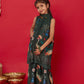 GUL HALTER-NECK KURTA WITH PALAZZO FOR KIDS