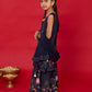 NEELA GULZAAR KURTA WITH PALAZZO AND DUPATTA FOR KIDS