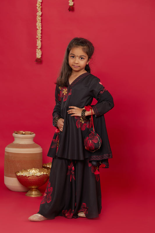 RAAT RANI PEPLUM, SHARARA AND DUPATTA FOR KIDS