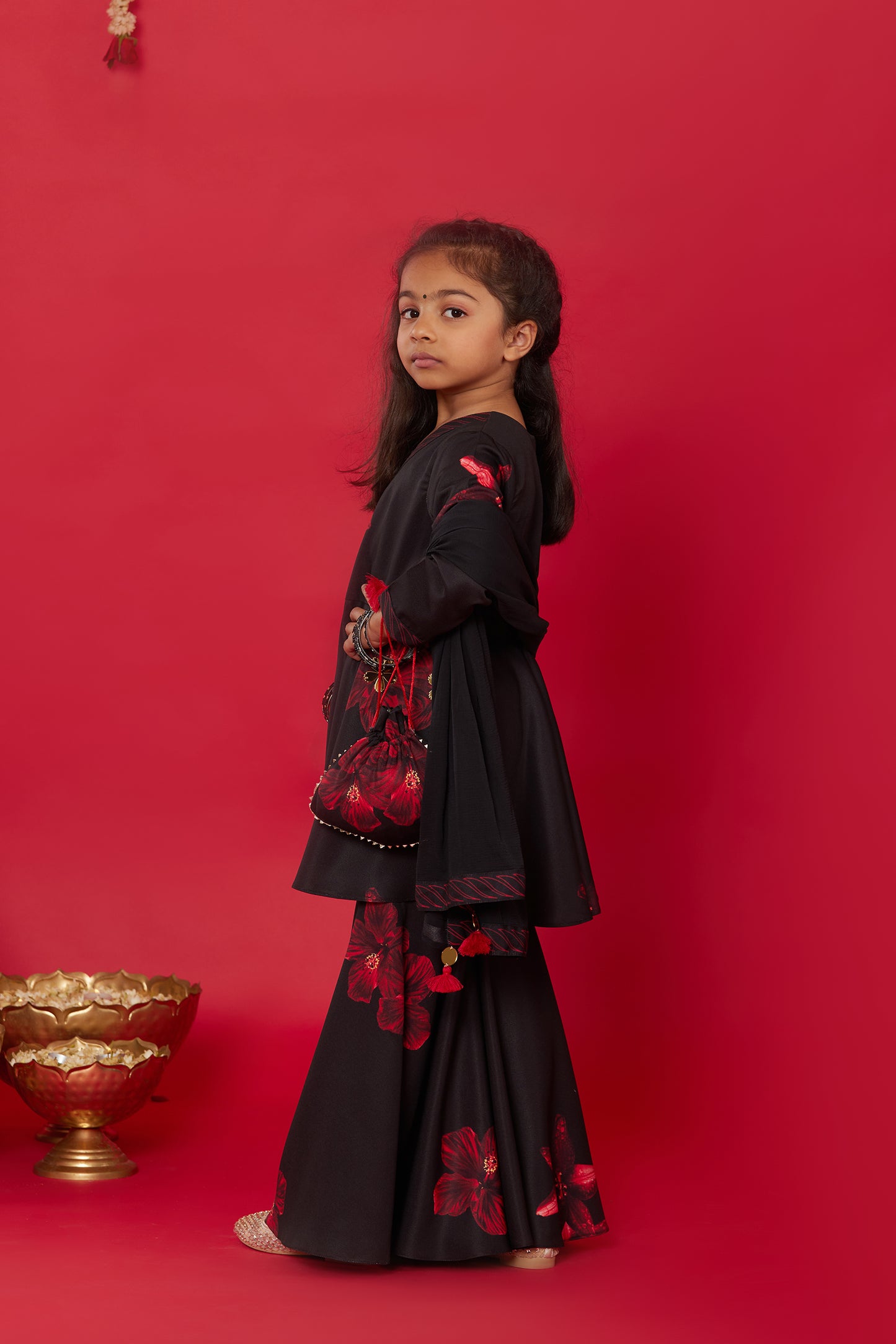 RAAT RANI PEPLUM, SHARARA AND DUPATTA FOR KIDS