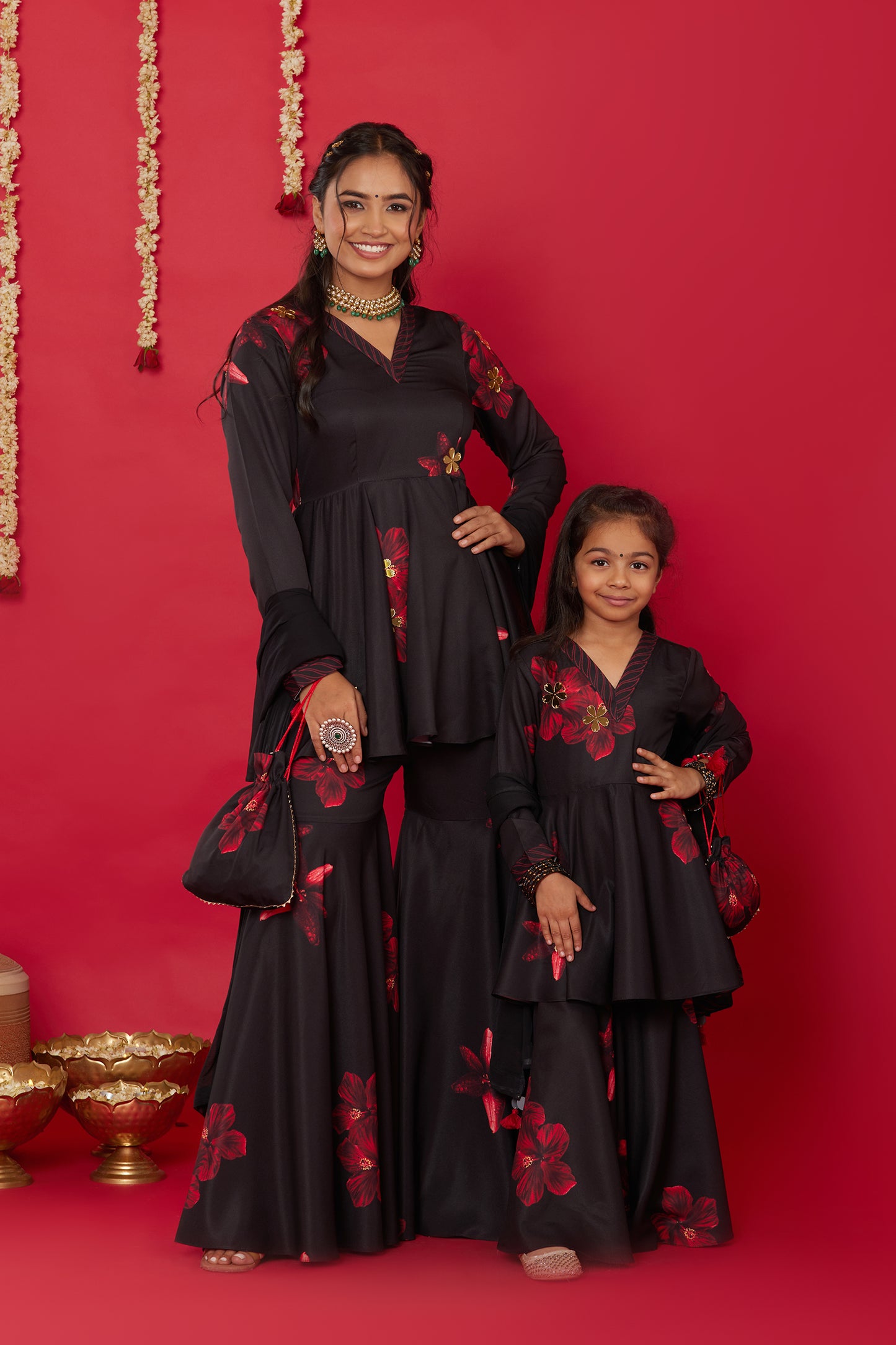 RAAT RANI PEPLUM, SHARARA AND DUPATTA FOR KIDS