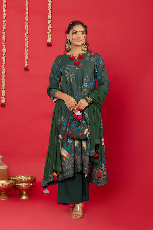 GUL KURTA WITH PALAZZO
