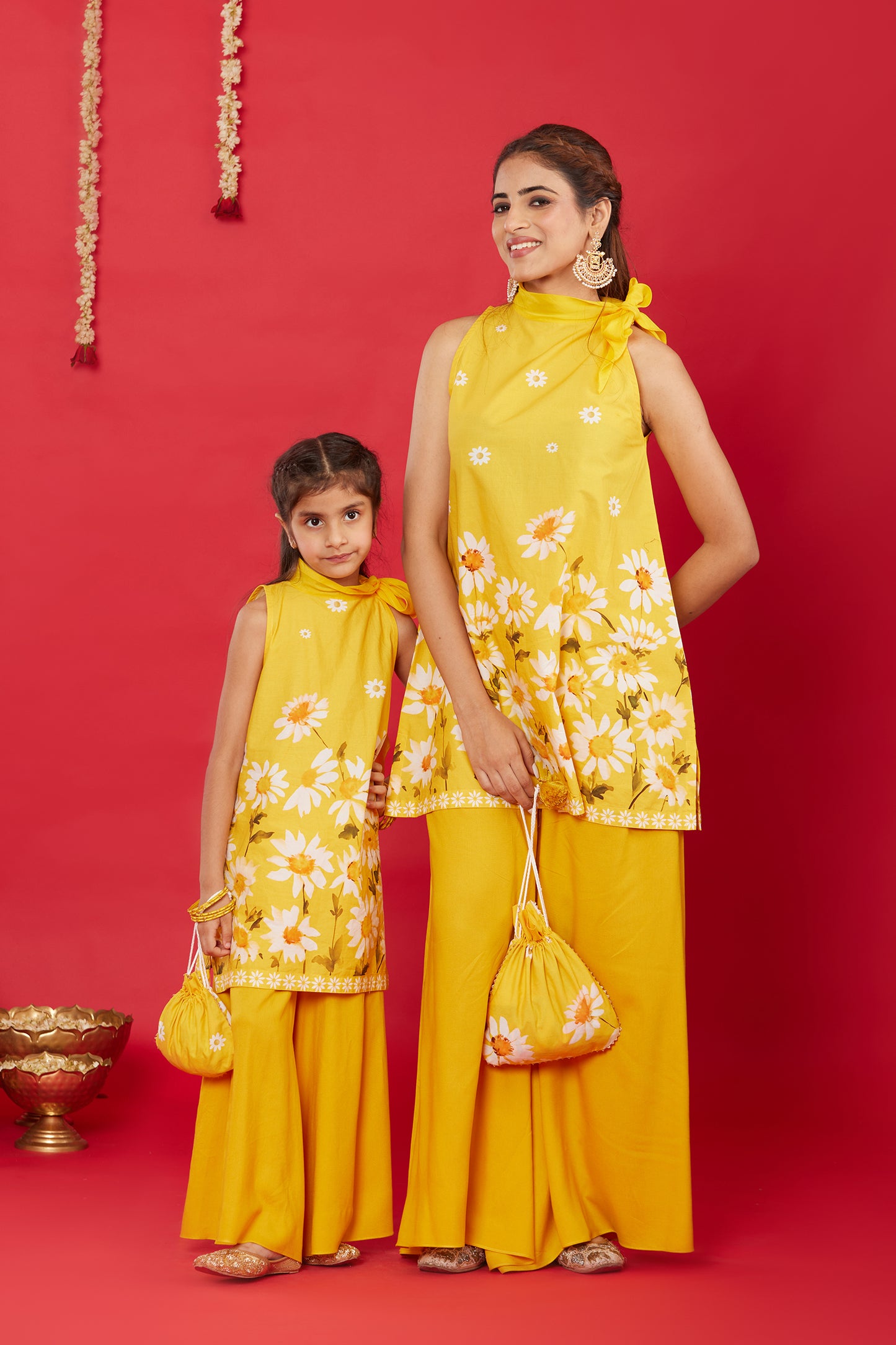 SUNNY DAISY KURTA WITH PALAZZO FOR KIDS