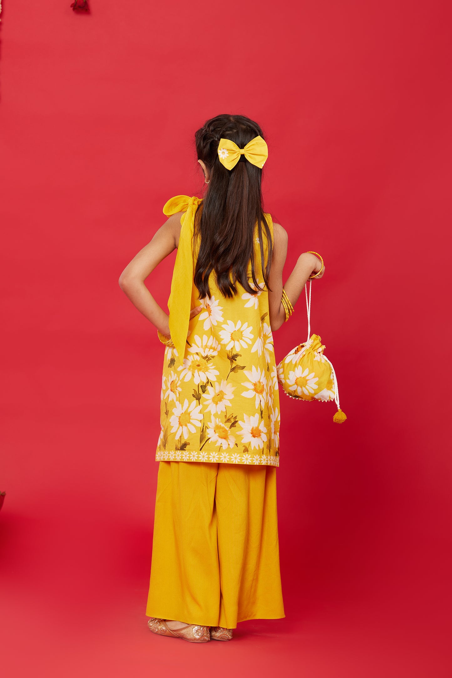 SUNNY DAISY KURTA WITH PALAZZO FOR KIDS