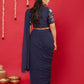 NEELA GULZAAR SAREE SET