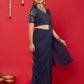 NEELA GULZAAR SAREE SET