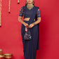 NEELA GULZAAR SAREE SET