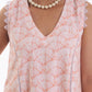 CORAL BLOOM SLEEVELESS CO-ORD SET