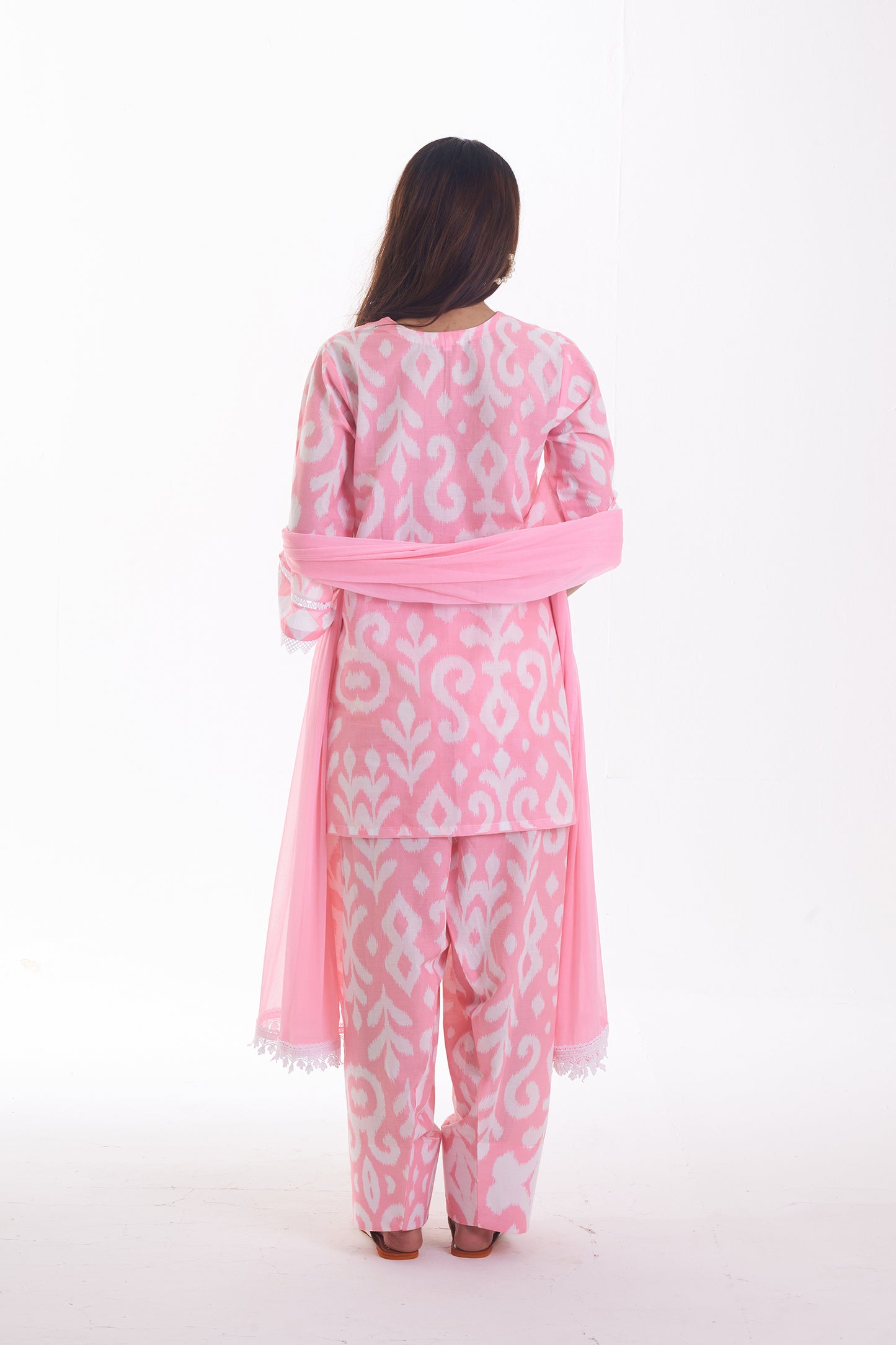 BLUSH PINK FARSHI SUIT SET