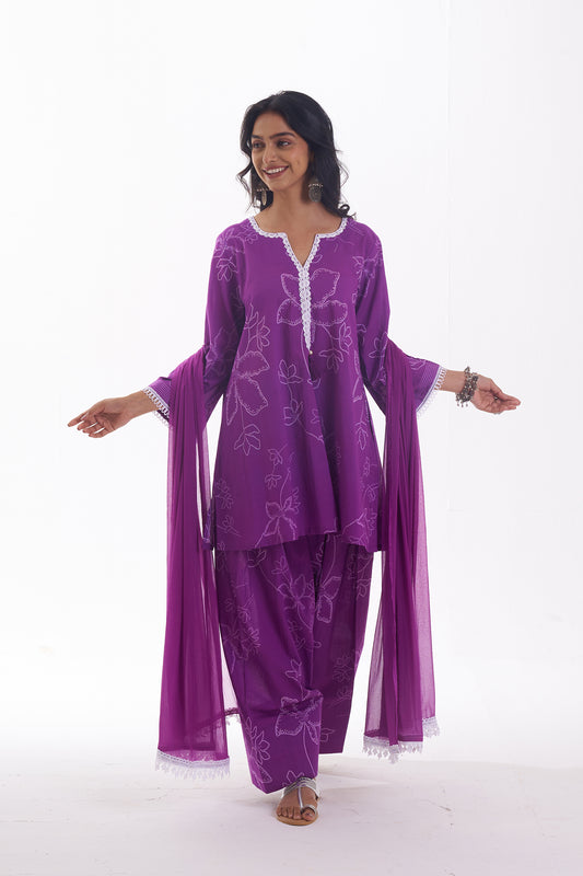 IRIS IVY SHORT KURTA FARSHI SET