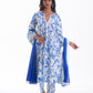 AZURE TOILE A LINE SUIT SET