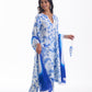 AZURE TOILE A LINE SUIT SET