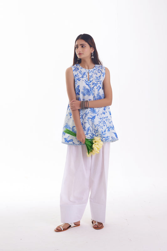 AZURE TOILE  FARSHI SET