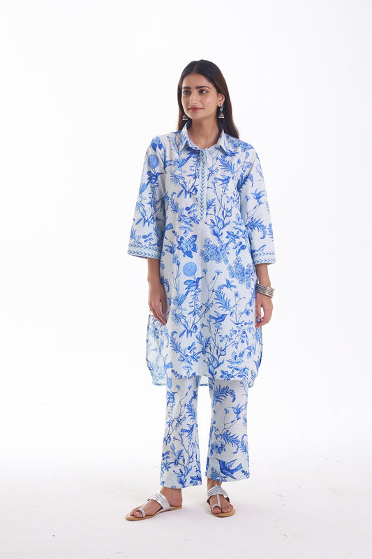AZURE TOILE CO-ORD SET