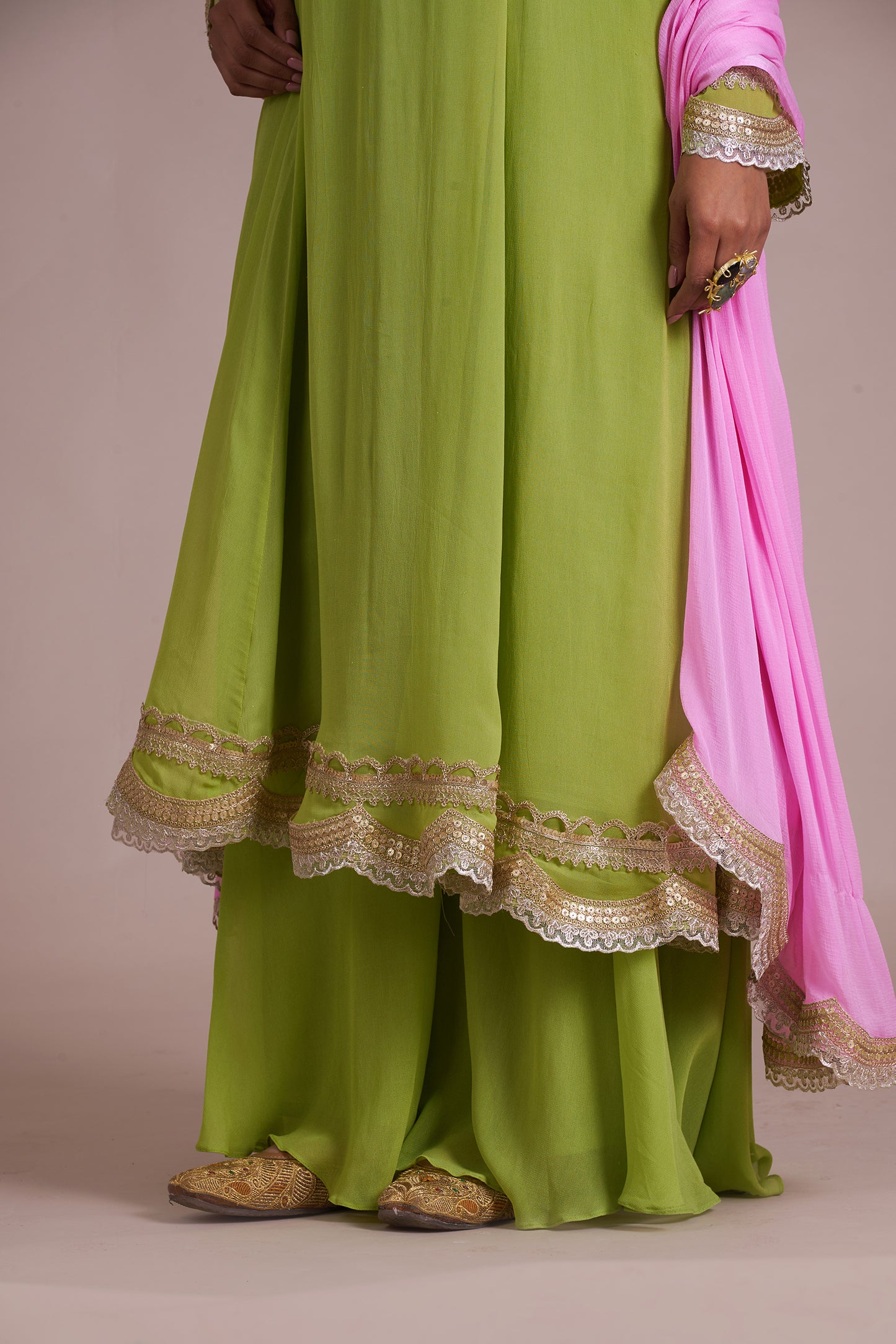 Panna Kalidar Suit Set