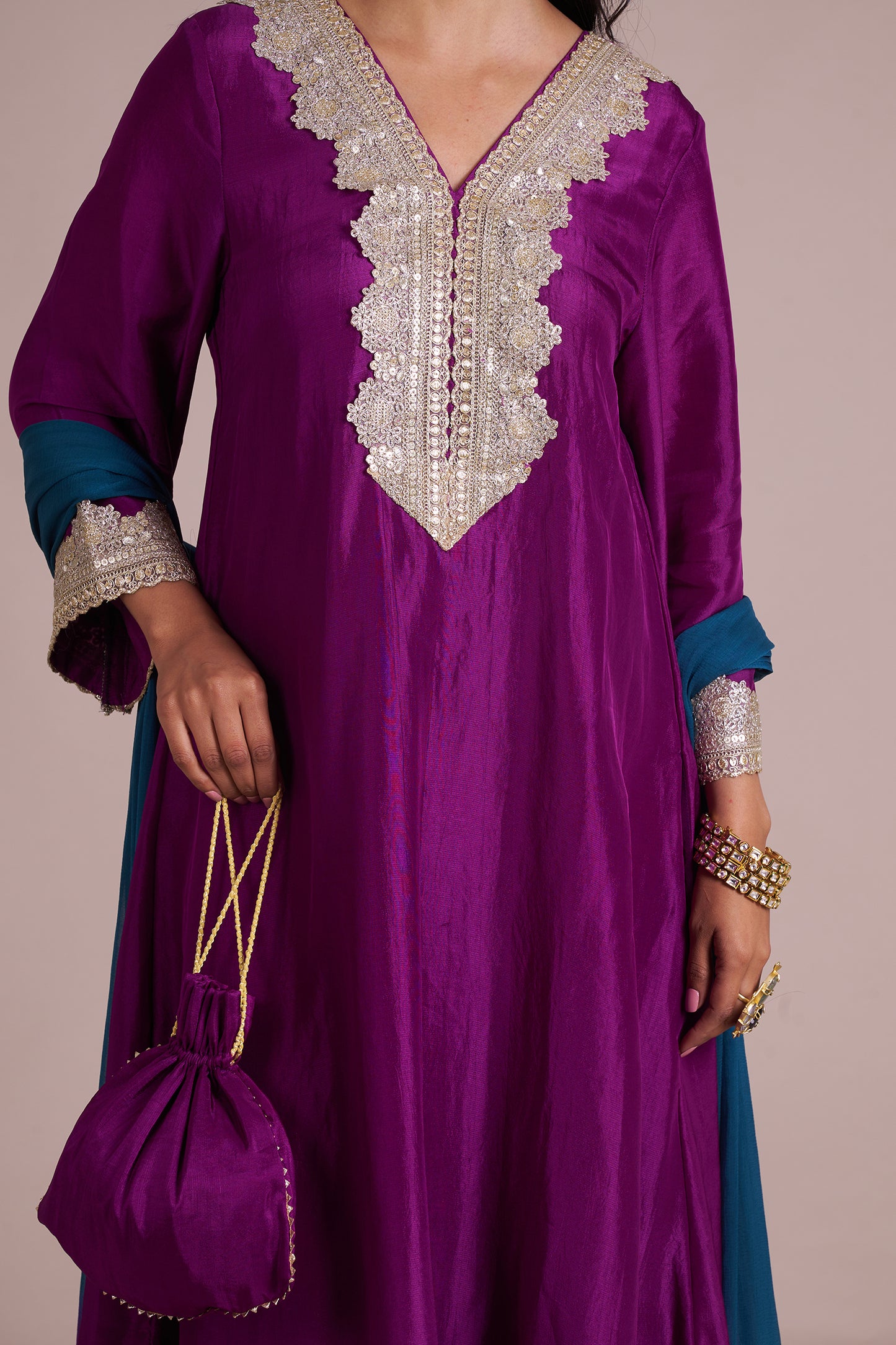 Meher A-Line suit Set