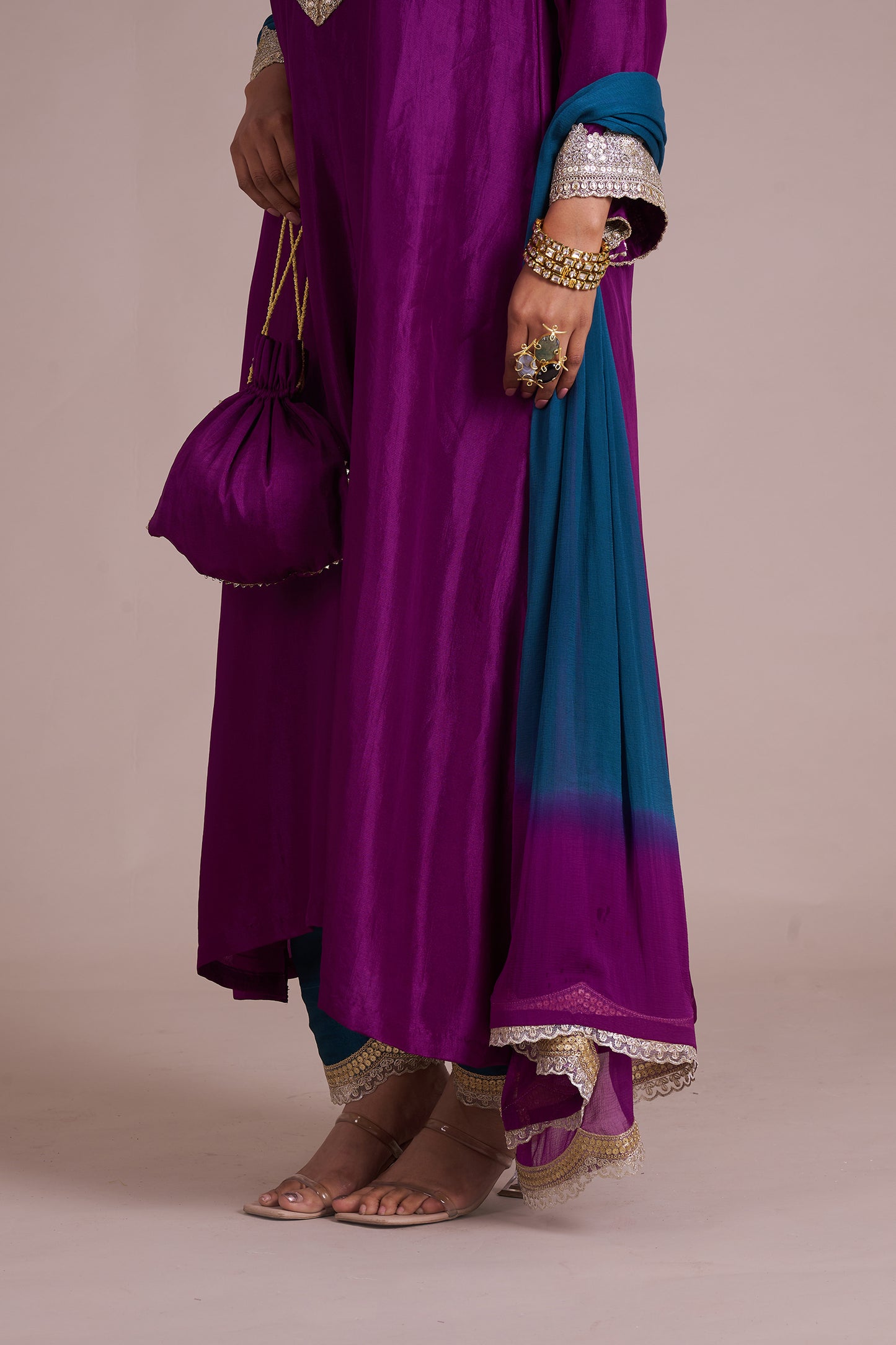 Meher A-Line suit Set