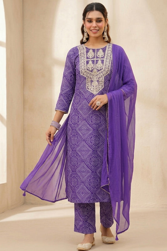 Meera Bandhani Suit