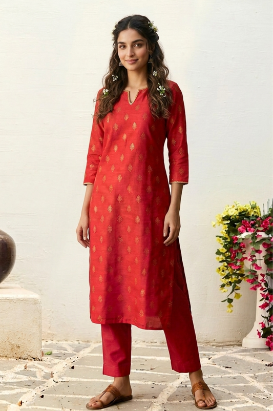 Rose Kurta Set