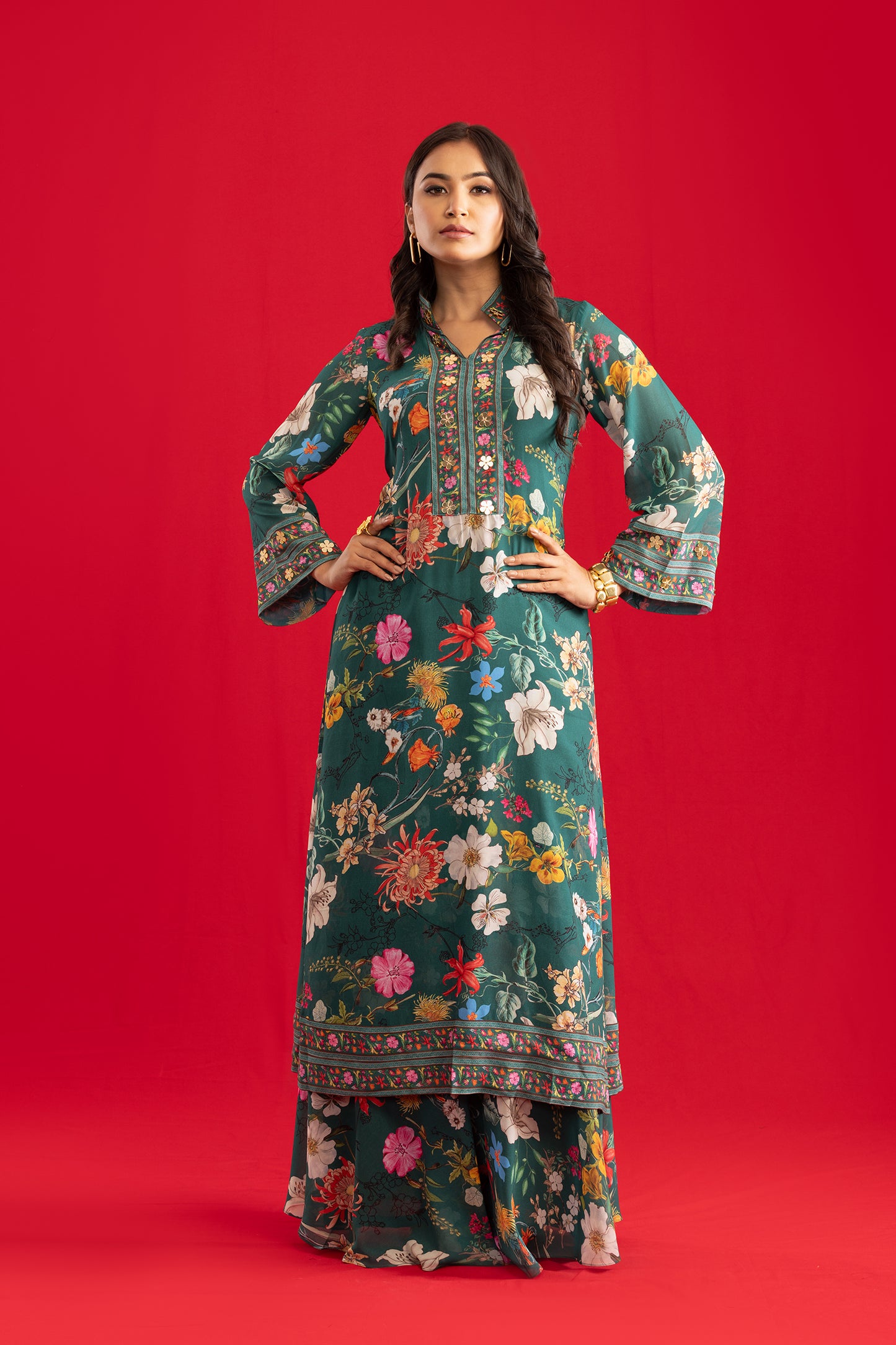 Kurta with Palazzo Pants